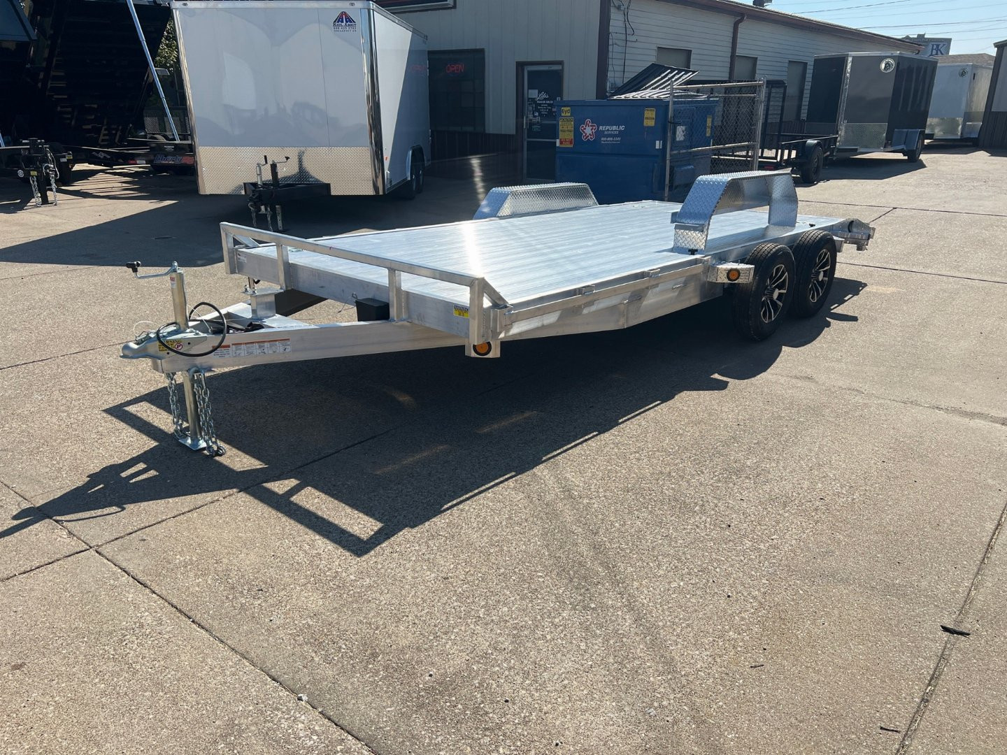New 2026 Quality Aluminum 83x18 7K rated Car Hauler