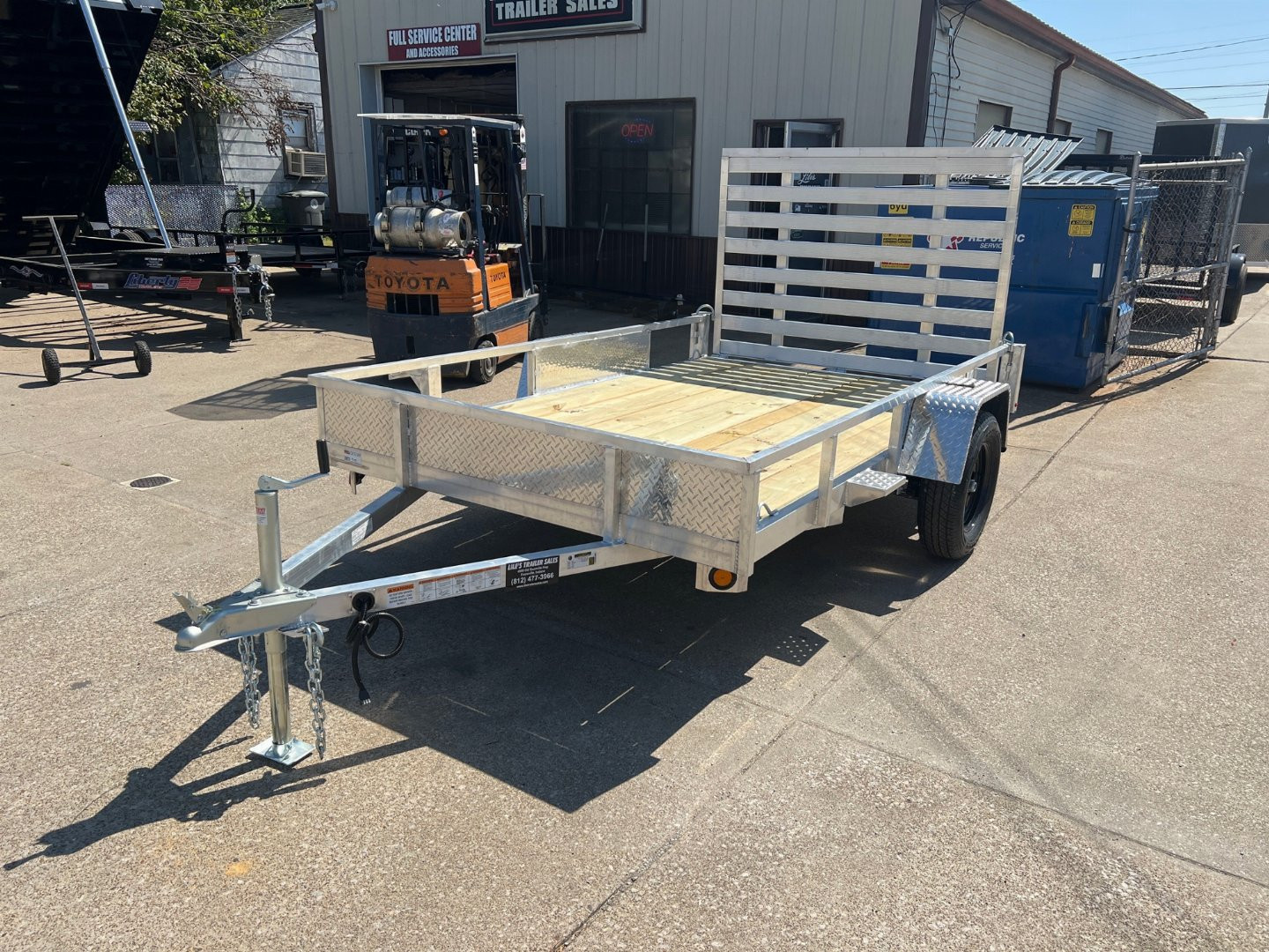 New 2025 Quality Aluminum 74x10 Aluminum Utility