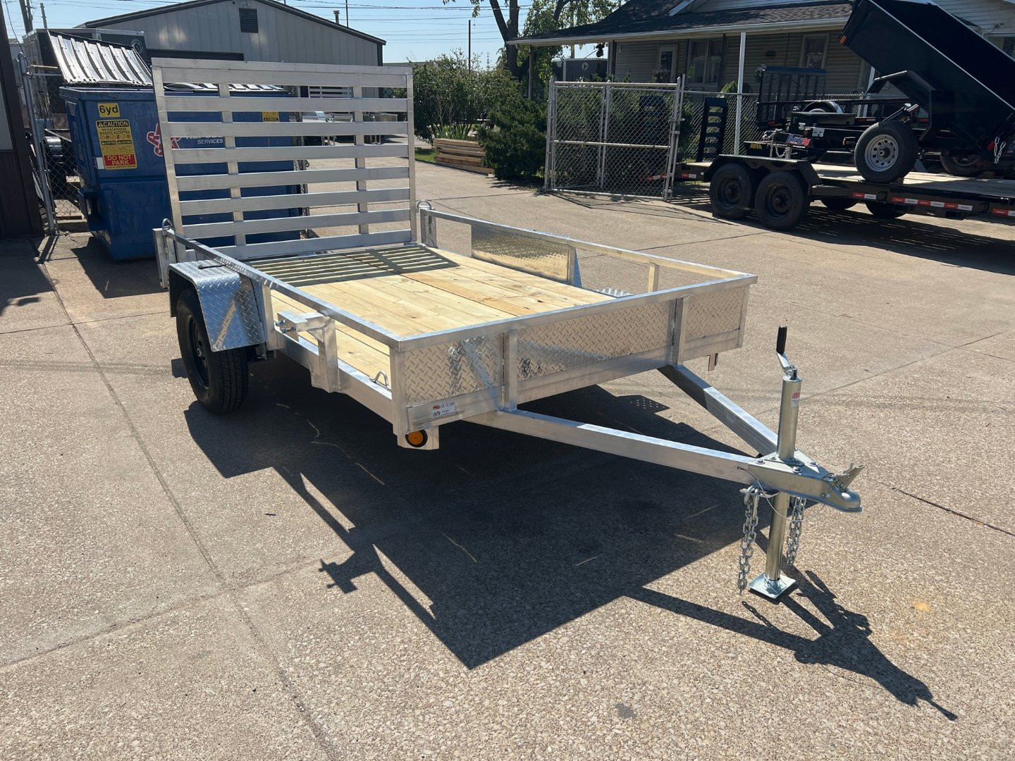 New 2025 Quality Aluminum 74x10 Aluminum Utility