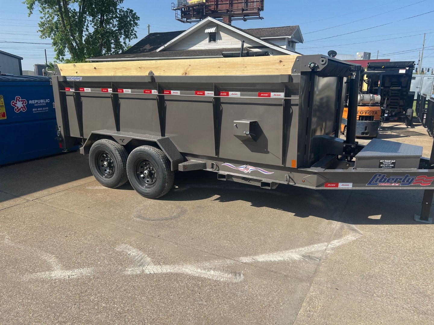 New 2025 Liberty Trailers 83x14 High Side Dump 14K Rated