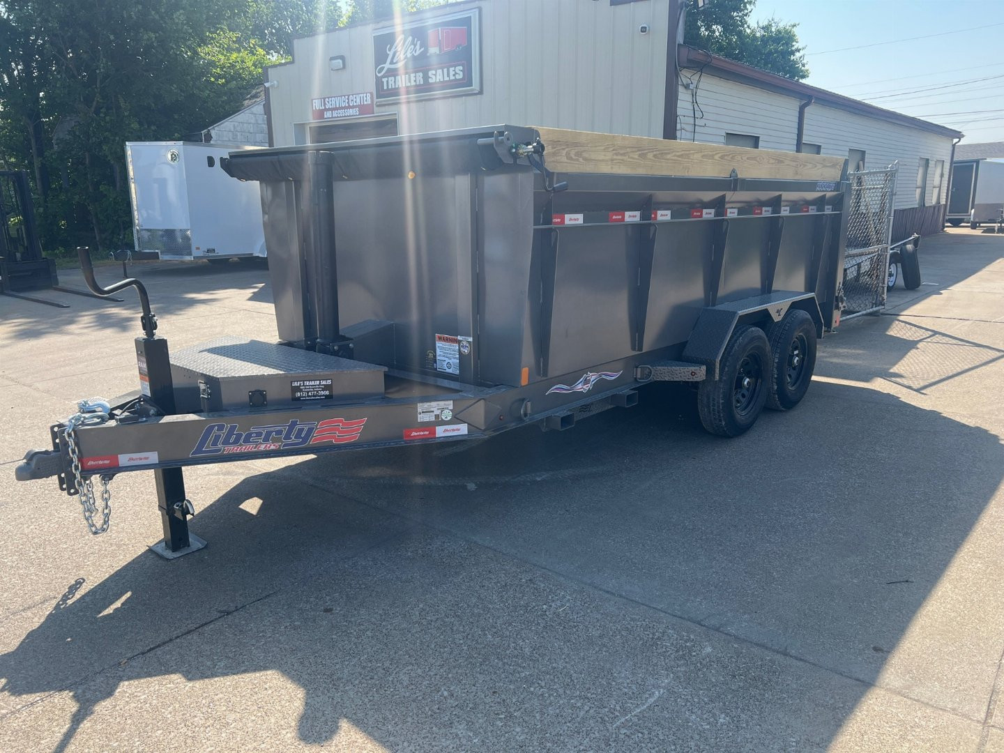 New 2025 Liberty Trailers 83x14 High Side Dump 14K Rated