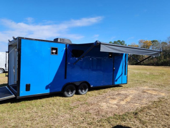 New 2026 24 Bright Blue Office Trailer