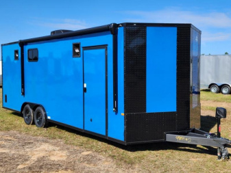 New 2026 24 Bright Blue Office Trailer