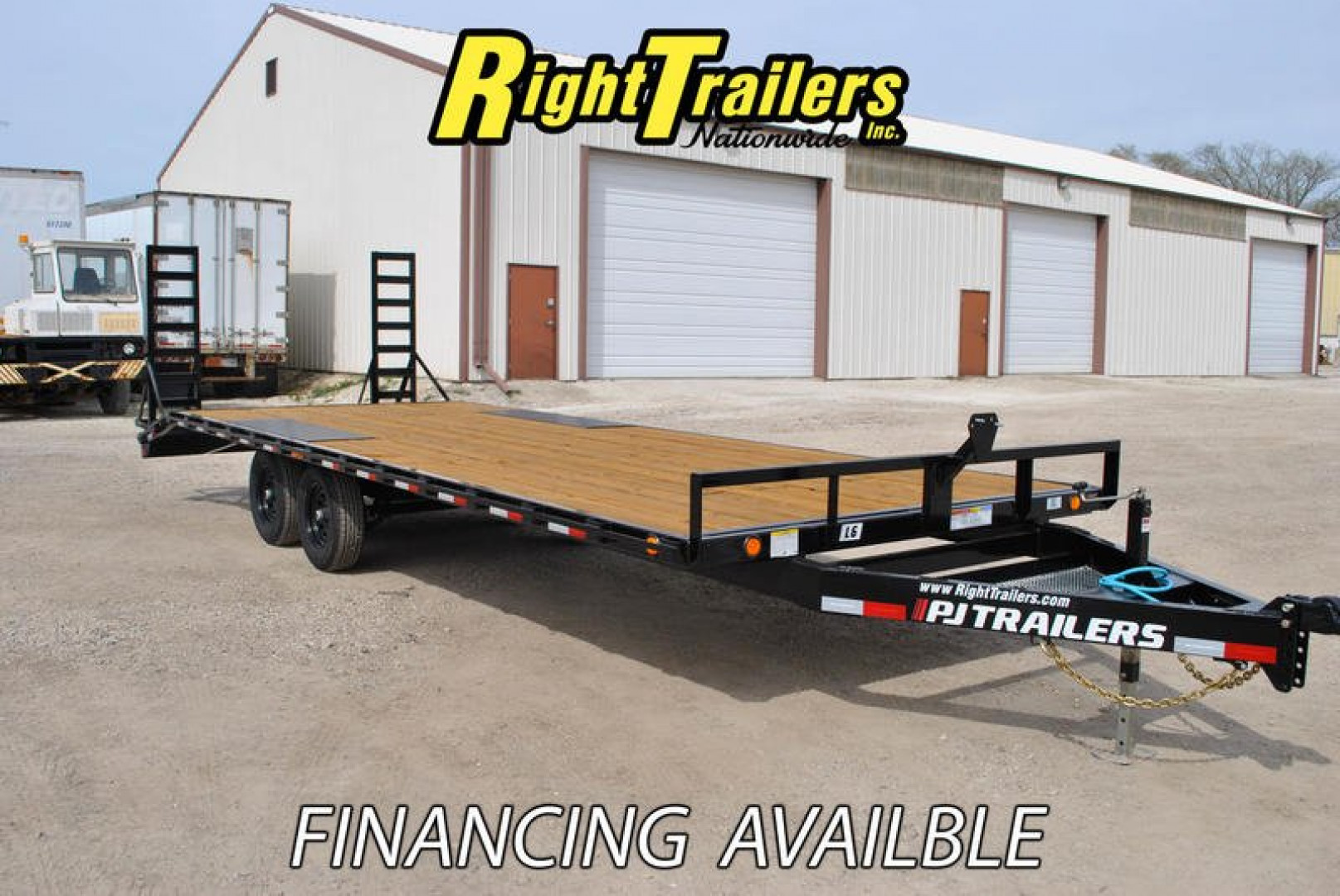 New 2023 8.5x24 PJ Deckover Equipment Trailer