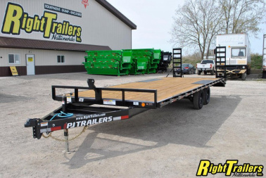 New 2023 8.5x24 PJ Deckover Equipment Trailer