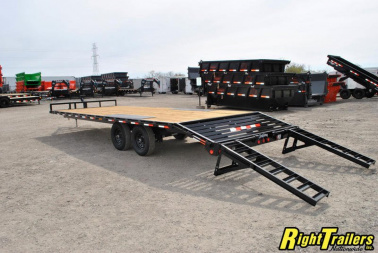 New 2023 8.5x24 PJ Deckover Equipment Trailer