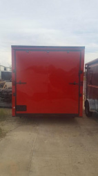 New 8.5 X 20 5 V NOSE RAMP Snowmobile Trailer
