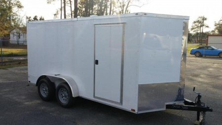New 2026 7 X 16 TA Motorcycle Trailer