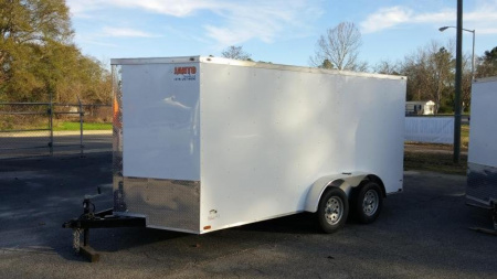 New 2026 7 X 16 TA Motorcycle Trailer