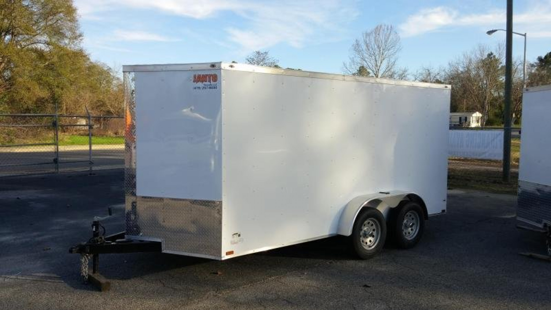 New 2026 7 X 14 TA Motorcycle Trailer