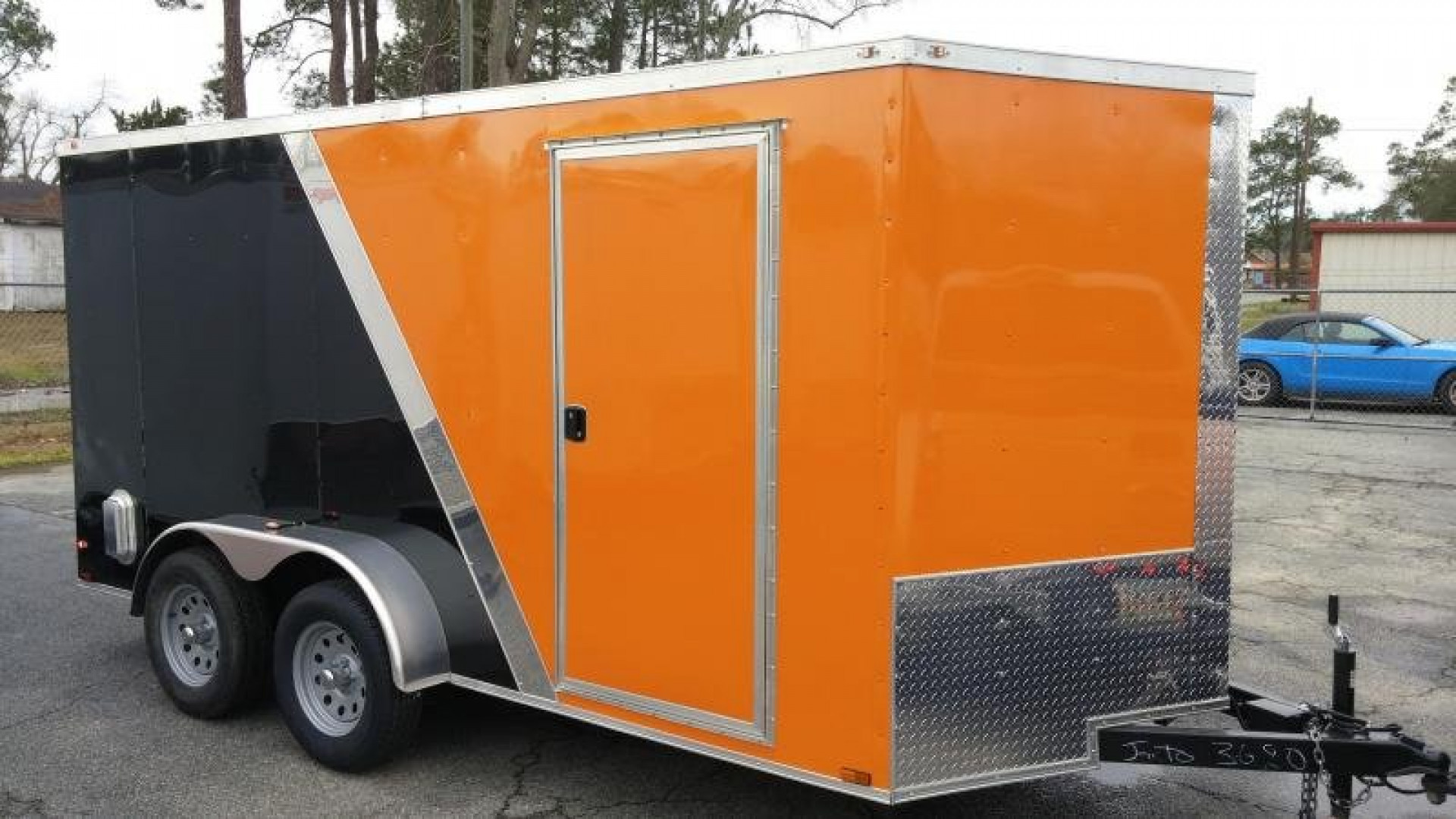 New 2026 7 X 14 TA Motorcycle Trailer