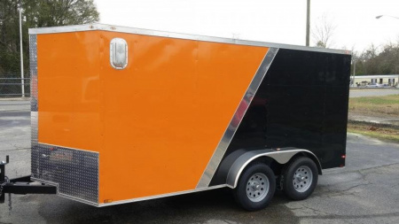 New 2026 7 X 14 TA Motorcycle Trailer