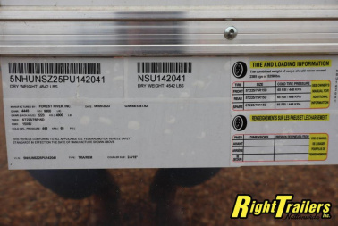 New 2023 8.5x24 Continental Cargo Trailer