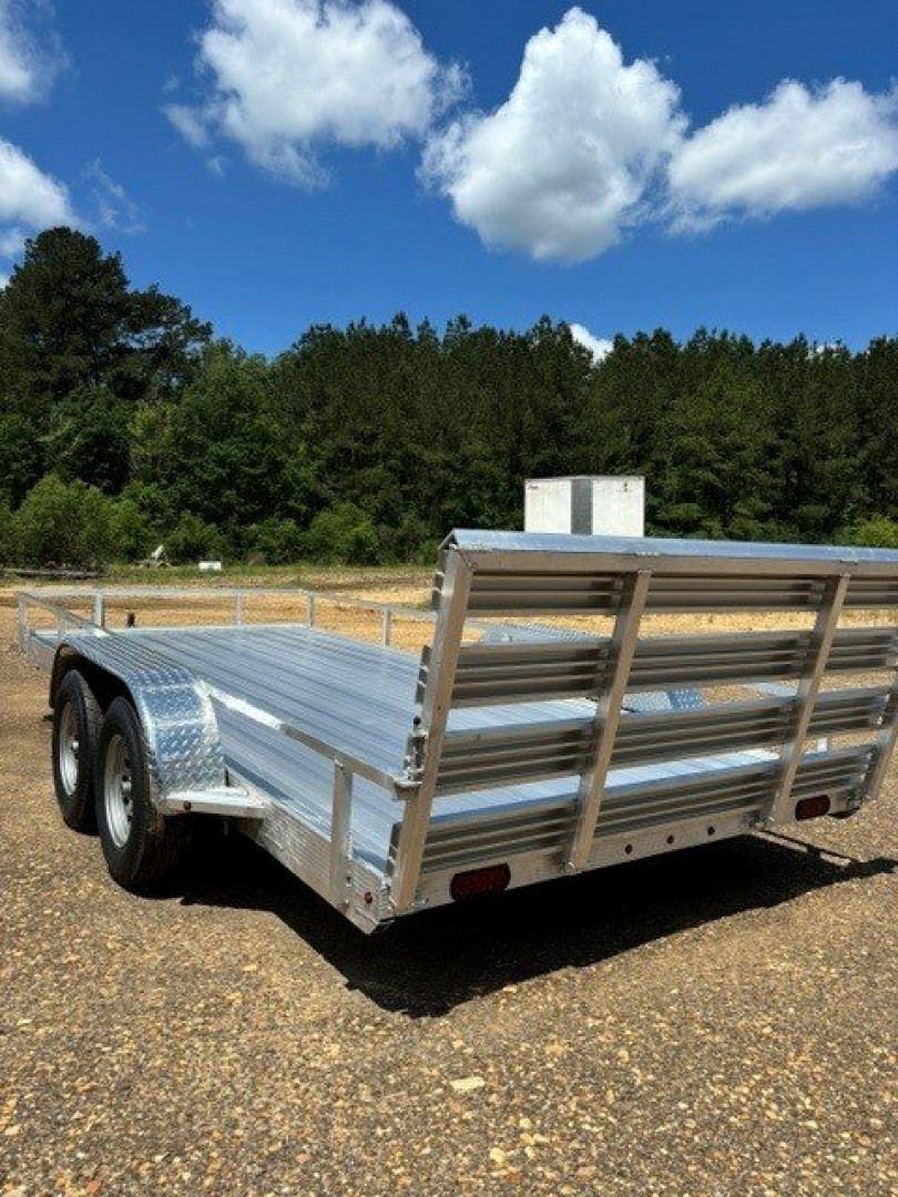 New 2025 80''x16' Aluminum tandem axle Utility Trailer