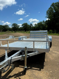 New 2025 80''x16' Aluminum tandem axle Utility Trailer