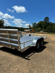 New 2025 80''x16' Aluminum tandem axle Utility Trailer