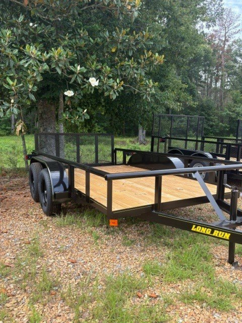New 2025 Long Run Trailers 6'4''x12' Tandem Axle Dovetail Utility Trailer