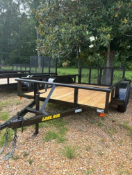New 2025 Long Run Trailers 6'4''x12' Tandem Axle Dovetail Utility Trailer