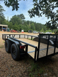 New 2025 Long Run Trailers 6'4''x12' Tandem Axle Dovetail Utility Trailer