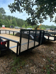 New 2025 Long Run Trailers 6'4''x12' Tandem Axle Dovetail Utility Trailer