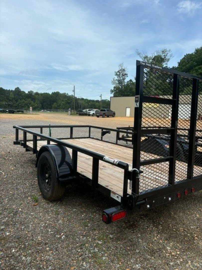 New 2025 Top Hat 6'5''x12' Single Axle Pipe top Utility Trailer