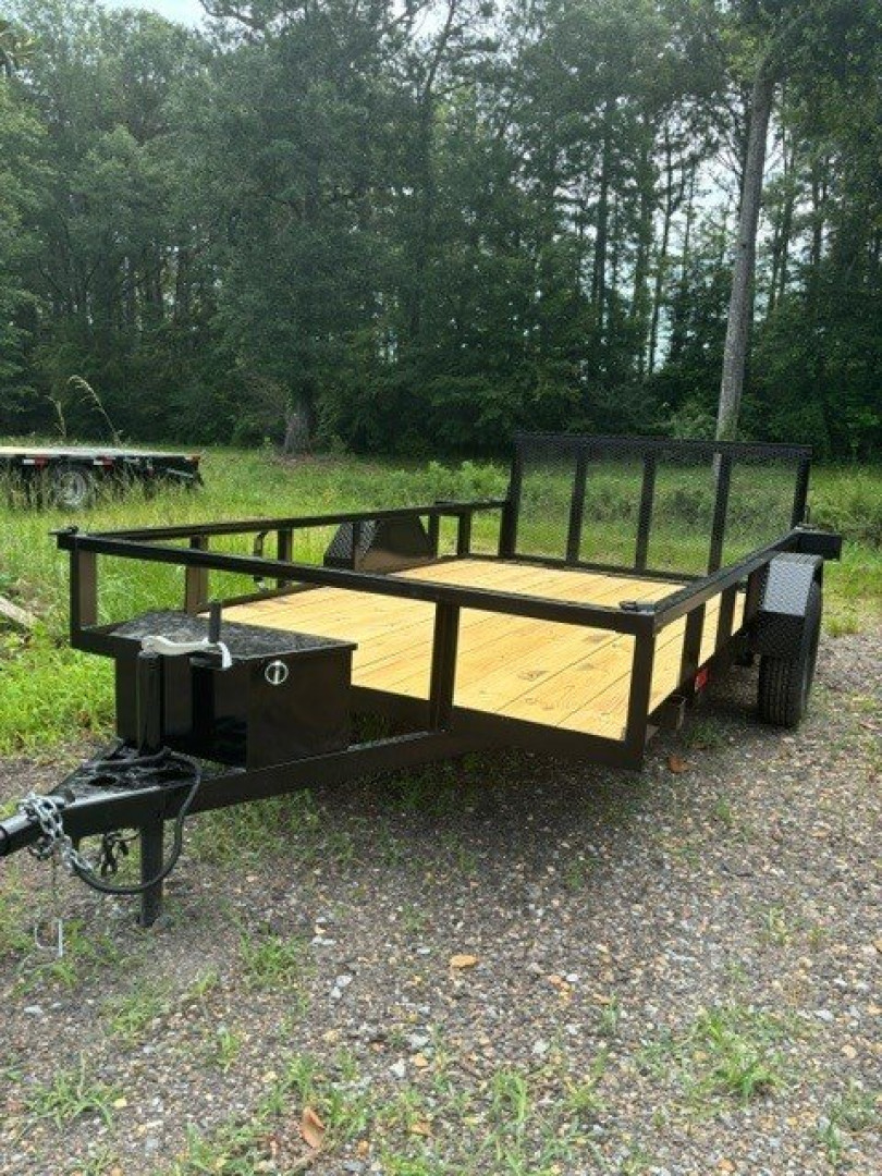 New 2025 B/R Trailers 76''x12' Single Axle Utility Trailer
