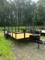 New 2025 B/R Trailers 76''x12' Single Axle Utility Trailer