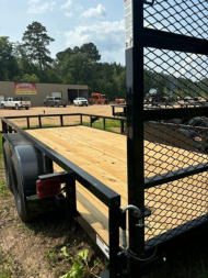 New 2025 Top Hat Trailers 77''x16' tandem axle Utility Trailer