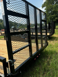 New 2025 Top Hat Trailers 77''x16' tandem axle Utility Trailer