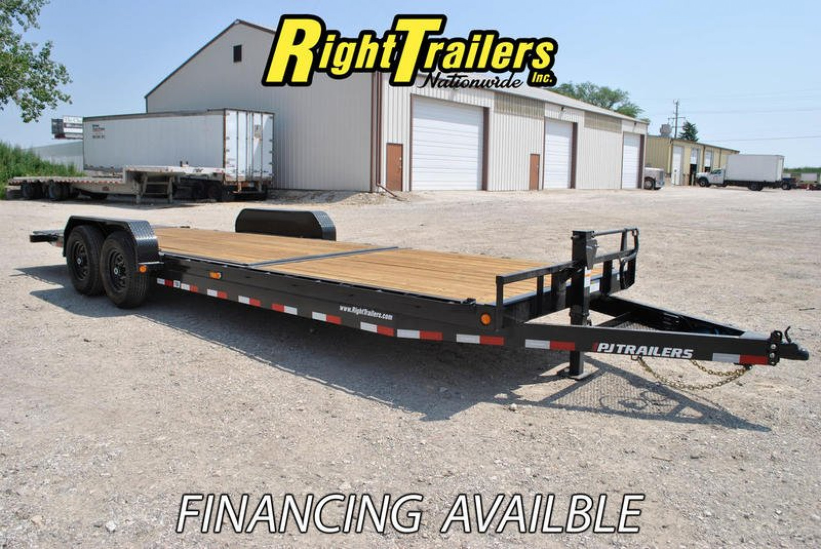 New 2023 7x24 PJ Car Hauler Tilt Trailer T6242