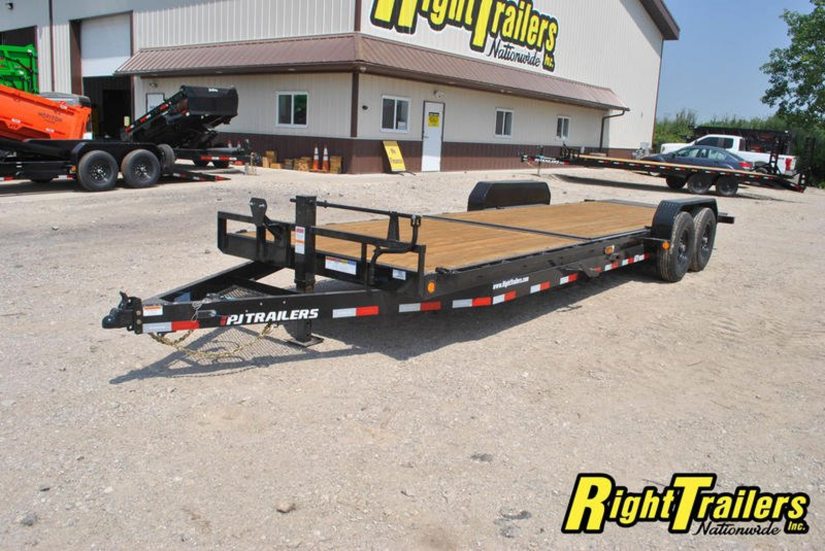 New 2023 7x24 PJ Car Hauler Tilt Trailer T6242