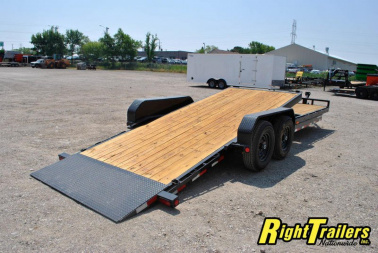 New 2023 7x24 PJ Car Hauler Tilt Trailer T6242