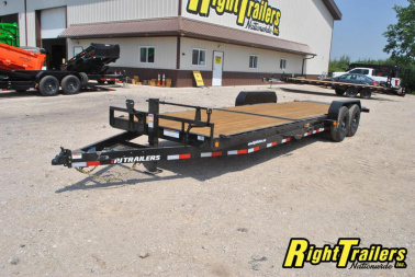 New 2023 7x24 PJ Car Hauler Tilt Trailer T6242