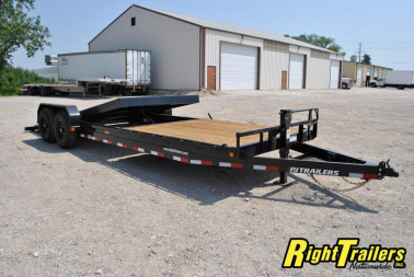 New 2023 7x24 PJ Car Hauler Tilt Trailer T6242
