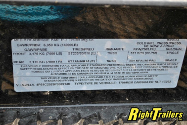 New 2023 7x24 PJ Tilt Trailer