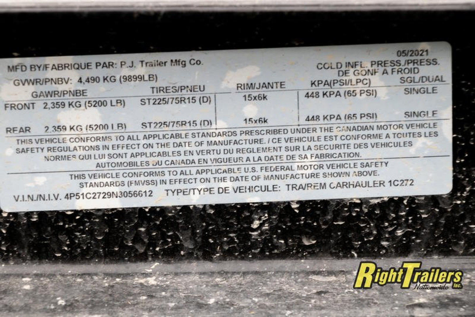 New 7x22 PJ Buggy Hauler B5222