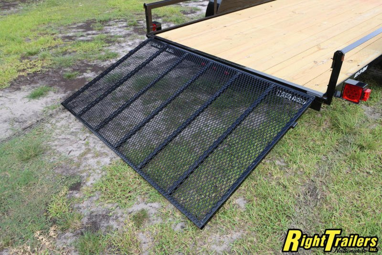 New 2023 7x16 Red Hot ATV Utility Trailer ATV7X16