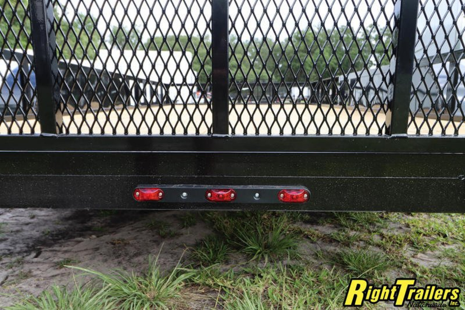 New 2023 7x16 Red Hot ATV Utility Trailer ATV7X16