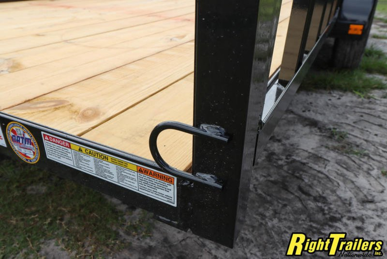 New 2023 7x16 Red Hot ATV Utility Trailer ATV7X16