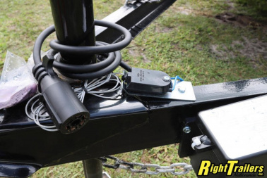 New 2023 7x16 Red Hot ATV Utility Trailer ATV7X16