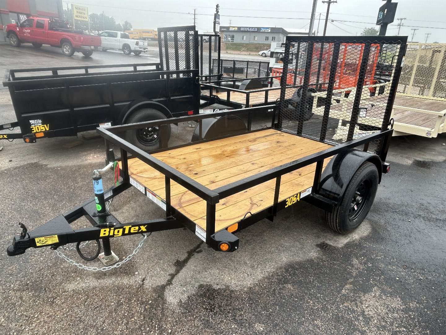 New 2025 Big Tex Trailers 30SA-08R1A-4PBK Utility Trailer