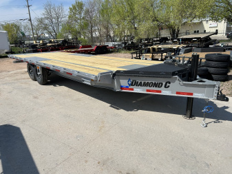 New 2025 Diamond C Trailers DET207 24X102 Tilt Trailer