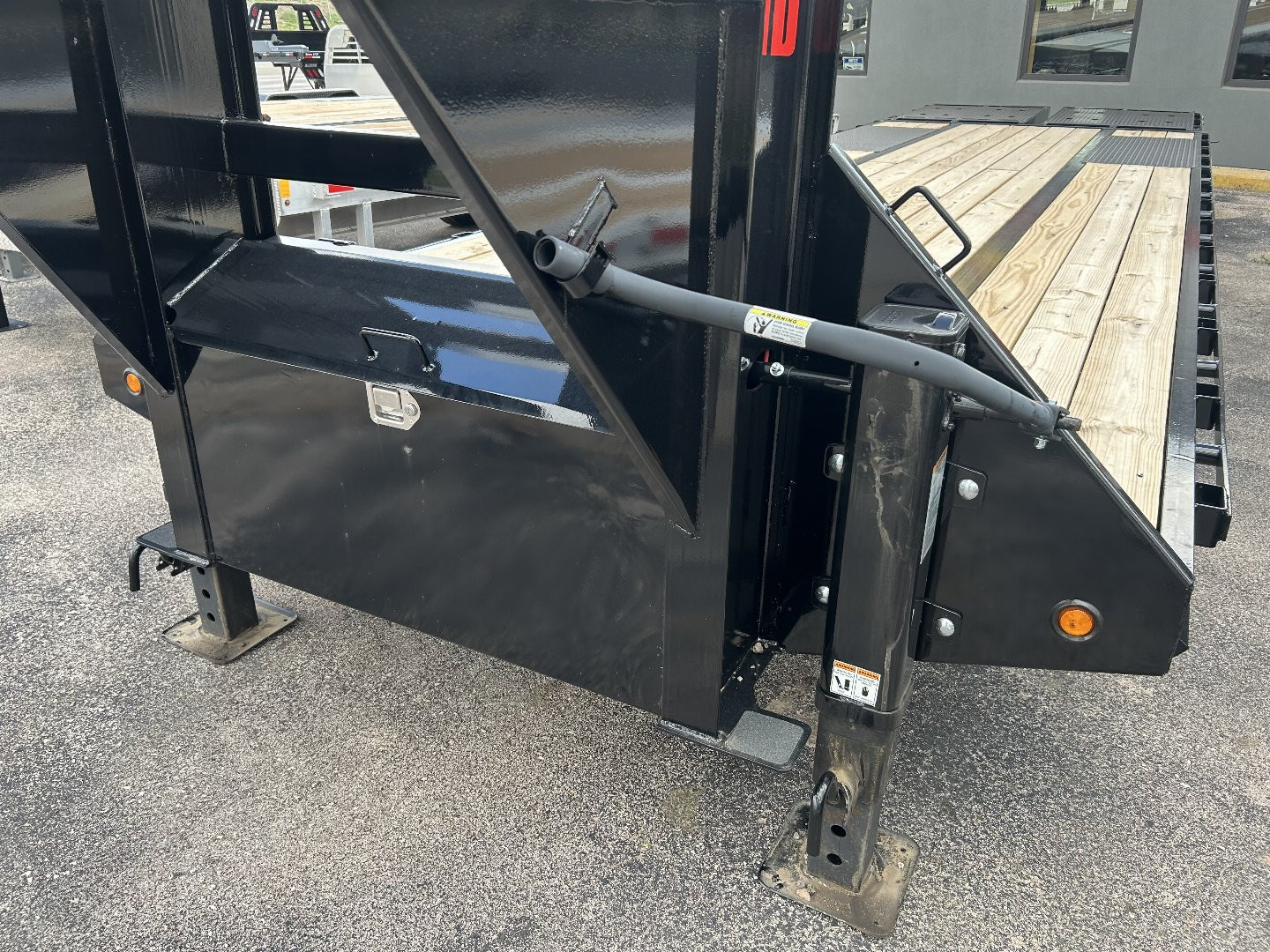 New 2025 Big Tex Trailers 25GN-30D5A-MRBK Flatbed Trailer