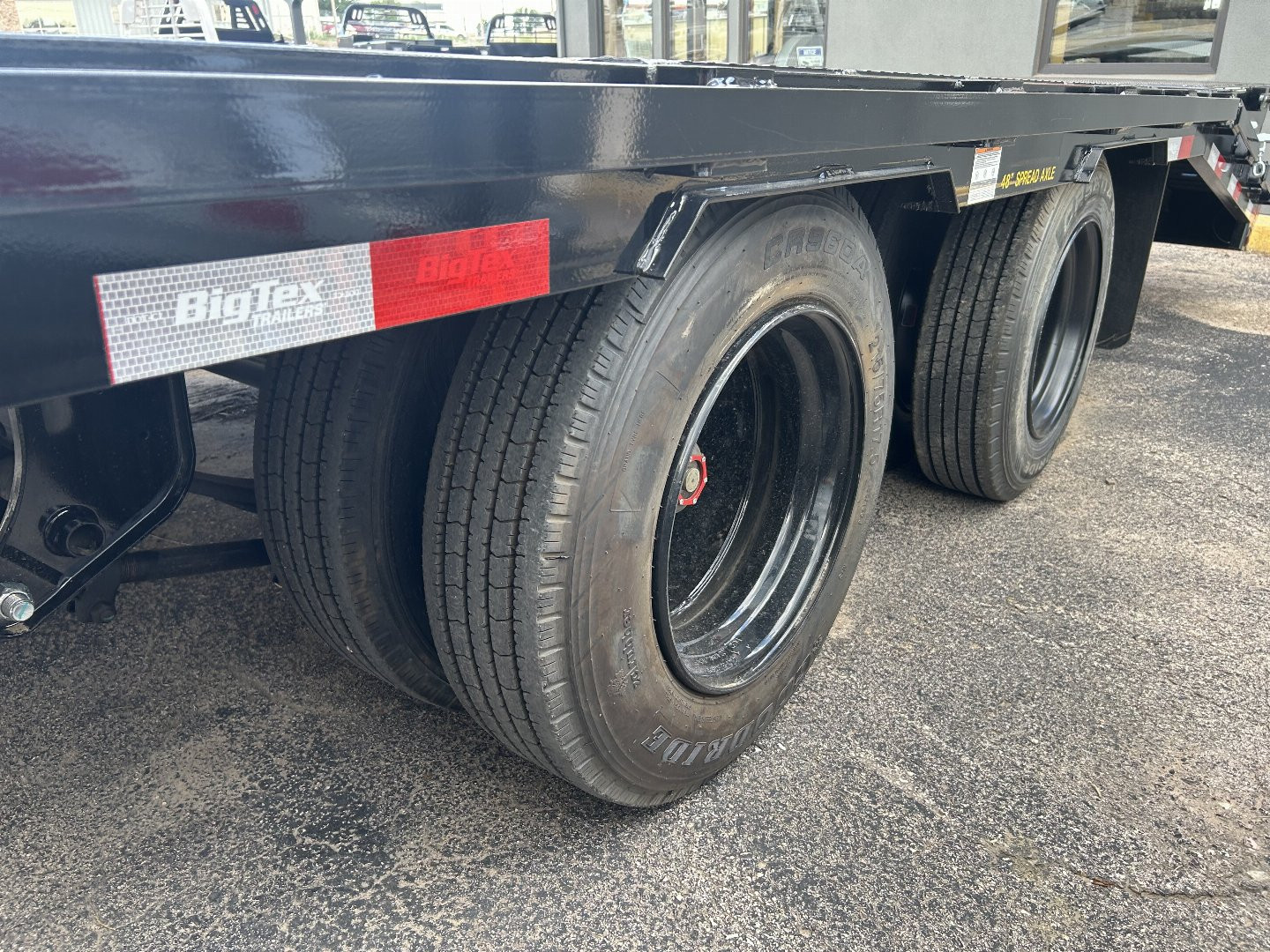 New 2025 Big Tex Trailers 25GN-30D5A-MRBK Flatbed Trailer
