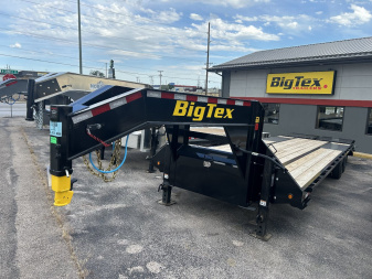New 2025 Big Tex Trailers 25GN-30D5A-MRBK Flatbed Trailer