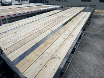 New 2025 Big Tex Trailers 25GN-30D5A-MRBK Flatbed Trailer