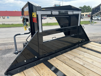 New 2025 Big Tex Trailers 25GN-30D5A-MRBK Flatbed Trailer