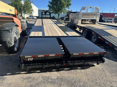 New 2025 PJ Trailers LD402 Flatbed Trailer
