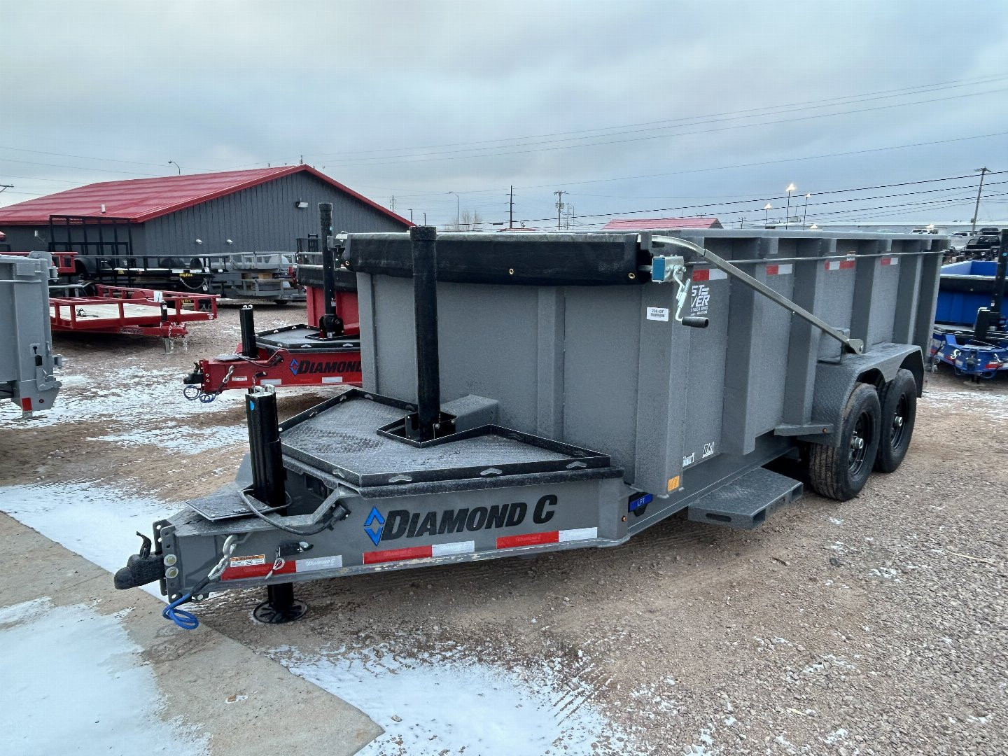 New 2025 Diamond C Trailers LPT207 14X82 Dump Trailer