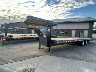 Used 2024 Kaufman Trailers 30’ Deckover Trailer